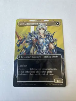 Cecil, Dark Knight (Borderless) (Surge Foil) Final Fantasy Foil - Image 3