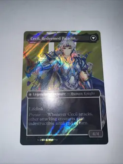 Cecil, Dark Knight (Borderless) (Surge Foil) Final Fantasy Foil - Image 4