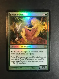 Elvish Piper Foil - 10th Edition X - MTG Magic the Gathering MP - Image 1