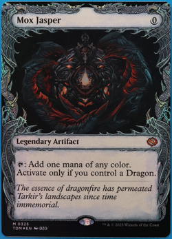 Mox Jasper (Showcase) FOIL Tarkir: Dragonstorm MINT Showcase (503628) ABUGames - Image 1