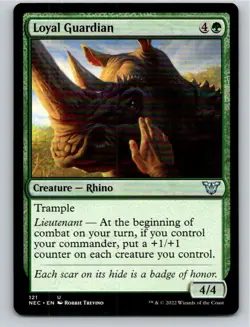 Magic the Gathering Loyal Guardian Kamigawa: Neon Dynasty Commander MTG - Image 1