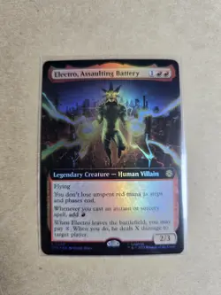Electro, Assaulting Battery (Extended Art) Marvel's Spider-Man Foil - Image 1