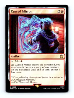 #226 2023 Doctor Who Cursed Mirror Rare - Image 1