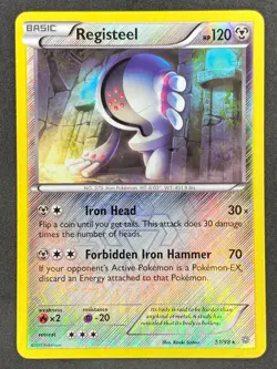 Pokemon Registeel Reverse Holo 51/98 AOR Ancient Origins LP/NM - Image 1