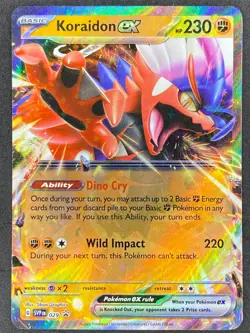 Pokemon Koraidon ex SVP029 SV Black Star Promo LP/NM - Image 1
