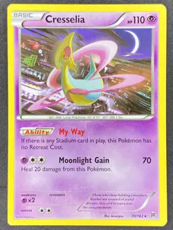 Pokemon Cresselia 70/162 BKT BREAKthrough LP/NM - Image 1