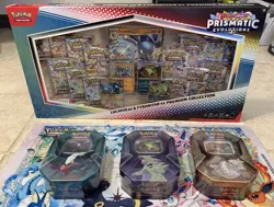 Pokemon TCG Lot - Sam’s Club Lucario EX Box & Triple Whammy Tins - Image 1