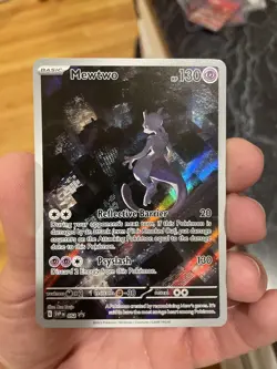 Mew ex 053/ Mewtwo 052 - Pokemon Scarlet Violet 151 UPC Black Star Promo - Image 3