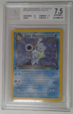 1x V0102: 2000 Dark Blastoise - 1st Edition - 3/82 - Holo Rare - Team Rocket - - Image 1