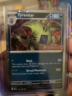 Pokemon Tyranitar 135/193 STAMPED Paldea Evolved Special Collection Promo - Image 3