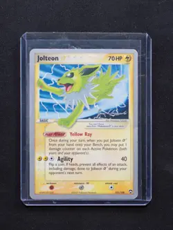 Pokemon TCG Jolteon 101/108 Gold Star World Championships 2008 - Image 1