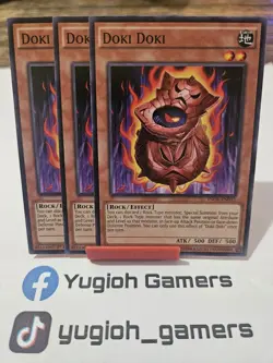 Yu-Gi-Oh Doki Doki X3 Different Sets Unlimited Common Light Played - Image 1