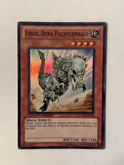 Yu-Gi-Oh! TCG Fossil Dyna Pachycephalo 2011 Collectors Tins CT08-EN012... - Image 1