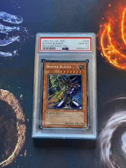 YUGIOH! PSA 10 GEM MINT 2003 Buster Blader BPT-008 Secret Rare - Image 1