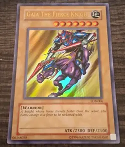 Gaia The Fierce Knight 25th Anniversary LOB Ultra Rare - NM - Image 1