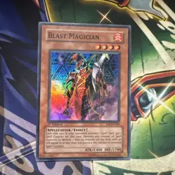 Yugioh! Blast Magician FET-EN020 Super Rare 1st Edition VLP/NM - Image 1