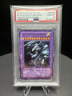 ~2010 Yu-Gi-Oh! Blue-Eyes Ultimate Dragon DPKB-EN026 1st Edition Ultra PSA 10~ - Image 1
