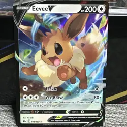 Eevee V 108/159 Crown Zenith Ultra Rare Pokemon Card - Image 1