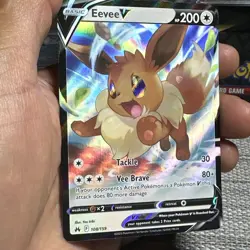 Eevee V 108/159 Crown Zenith Ultra Rare Pokemon Card - Image 2