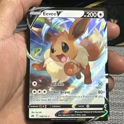 Eevee V 108/159 Crown Zenith Ultra Rare Pokemon Card - Image 3