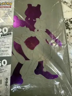 Mewtwo Ultra PRO Premium Leather Strap Binder Pokemon TCG Card Album Storage NEW 74427155827 - Image 3