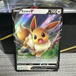 Eevee V SWSH065 Eevee Stamp Ultra Rare Holo Promo Pokemon Card *New* - Image 1