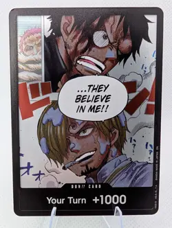 DON!! Card (Alternate Art) A Fist of Divine Speed Foil One Piece - Image 1