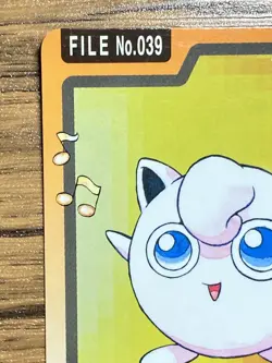 Pokemon Carddass Card Jigglypuff File No.39 Bandai Pocket Monsters 1997 Japan - Image 3
