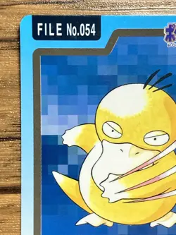 Pokemon Carddass Card Psyduck File No.54 Bandai Pocket Monsters 1997 Japan - Image 3