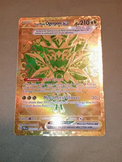 Ogerpon EX Teal Mask for SV Prismatic Evolutions Hyper Rare Holo Card 177/131 - Image 3