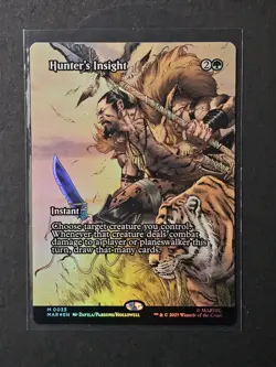 MTG Marvel Universe Eternal-Legal Hunter's Insight (Borderless Foil) M 35 - Image 1