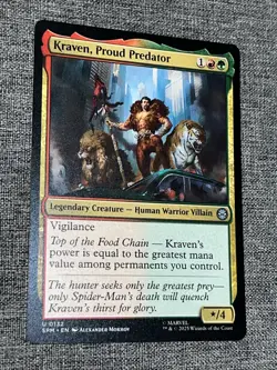 Kraven, Proud Predator - 0132 - Marvel's Spider-Man - MTG - NM/M - Eng U - Image 1