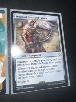 Edward Kenway & Sword of Feast and Famine Showcase Mythic MtG - Image 3