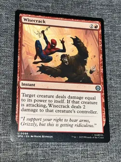 Wisecrack (Non Foil) - 0098 - Marvel's Spider-Man - MTG - NM/M - English U - Image 1