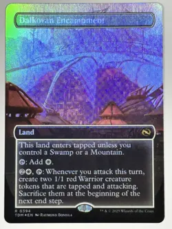 Dalkovan Encampment (Borderless) Tarkir: Dragonstorm 394 NM Magic MTG - Image 1