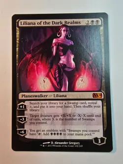 MTG - Liliana of the Dark Realms - 102 - M14 - NM - Image 1