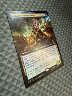 MTG Superior Spider-Man #0275 Foil Extended Art Rare Marvel’s Spider-Man (SPM) - Image 2