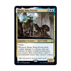 WOTC MtG Commander: Kaldheim Brago, King Eternal (MR) NM - Image 1