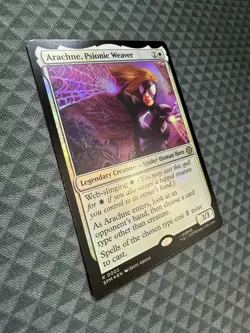 MTG Arachne, Psionic Weaver #0002 Foil Rare Marvel’s Spider-Man (SPM) - Image 2