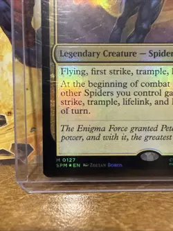 MTG Marvel Cosmic Spider-Man M0127 (Foil) Universes Beyond Mythic Rare - Image 2