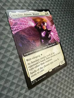 MTG Arachne, Psionic Weaver #0245 Extended Art Rare Marvel’s Spider-Man (SPM) - Image 2