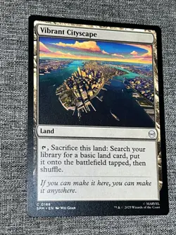 Vibrant Cityscape - 0188 - SPM - NM/M- MTG Magic the Gathering - Image 1