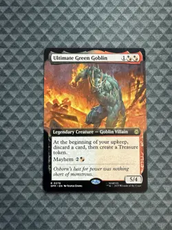 MTG Ultimate Green Goblin #0276 Extended Art Rare Marvel’s Spider-Man (SPM) - Image 1