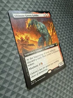 MTG Ultimate Green Goblin #0276 Extended Art Rare Marvel’s Spider-Man (SPM) - Image 2