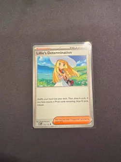 Lillie's Determination 119/132 Me01: Mega Evolution Regular Pokemon TCG NM - Image 1