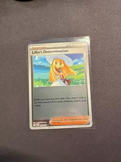 Lillie's Determination 119/132 Me01: Mega Evolution Reverse Holo Pokemon TCG - Image 1