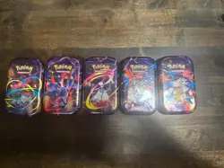 Pokemon: Mega Evolution - Mega Heroes Mini Tin (Set of 5) - Image 1