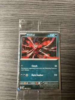 Sealed Yveltal 088/132 Reverse Holo Mega Evolution Pokemon GAMESTOP PROMO - Image 1