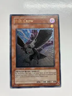 USA Seller Yugioh D.D. Crow STON-EN024 Ultimate Rare 1st Edition LP - Image 1