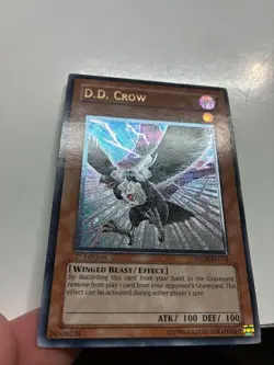 USA Seller Yugioh D.D. Crow STON-EN024 Ultimate Rare 1st Edition LP - Image 2